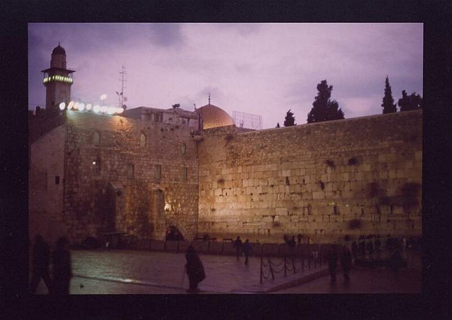 Dusk over the Western Wall
