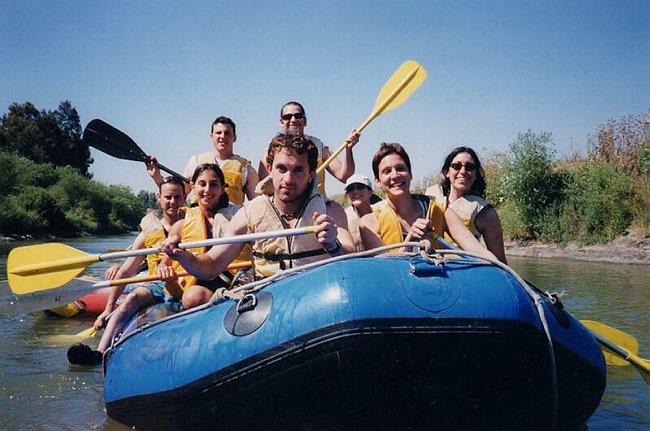 Rafting down the River