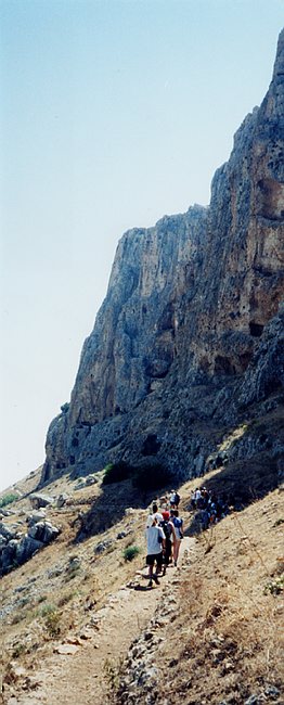 Hiking Down Mt. Arbel